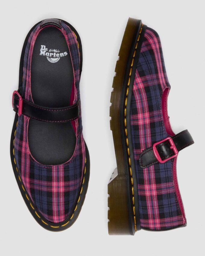 ELPHIE MJ Tartan Mary Jane Schuhe