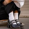 Eviee Sendal Lederschuhe mit Absatz