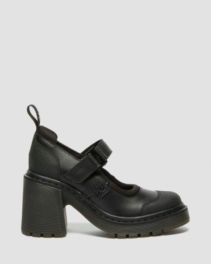 Eviee Tech Strap Mary Jane Heeled Shoes Eviee Tech Strap Mary Jane Heeled Shoes