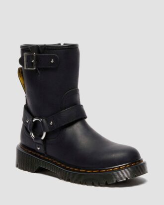 Genaya Junior Kinder-Leder-Bikerstiefel
