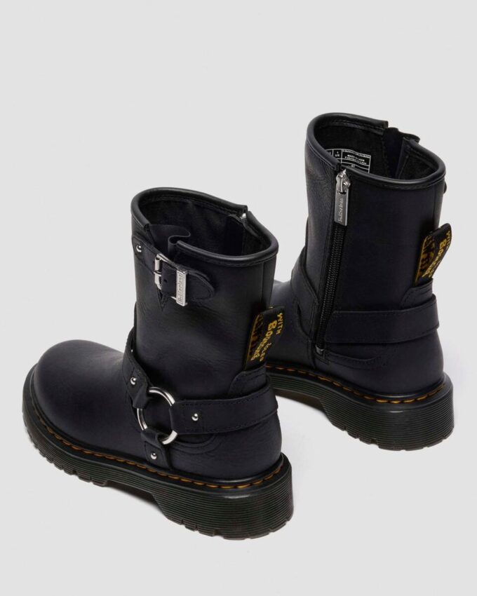 Genaya Junior Kinder-Leder-Bikerstiefel Genaya Junior Kinder-Leder-Bikerstiefel