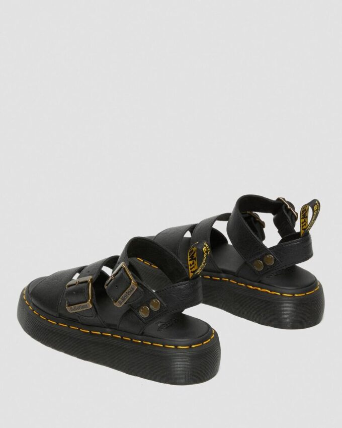 Gryphon Pisa Leder-Platform-Sandalen Gryphon Pisa Leder-Platform-Sandalen