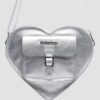 HEART BACKPACK Rucksack aus gemilltem Metallic-Leder HEART BACKPACK Rucksack aus gemilltem Metallic-Leder