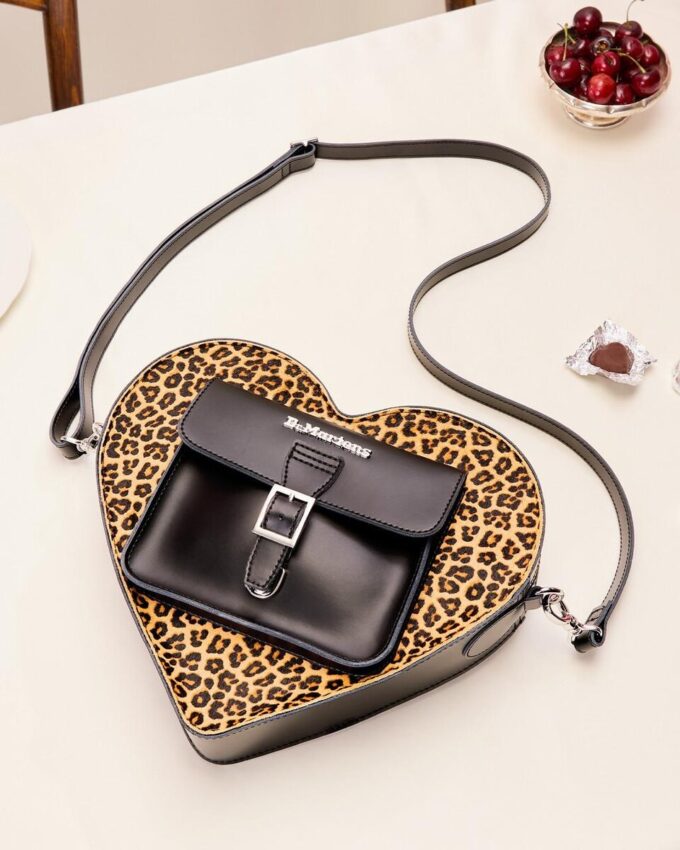 Herz-Tasche Leopard Kiev Lederrucksack Herz-Tasche Leopard Kiev Lederrucksack