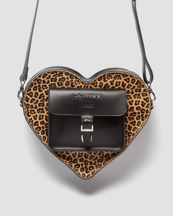 Herz-Tasche Leopard Kiev Lederrucksack Herz-Tasche Leopard Kiev Lederrucksack