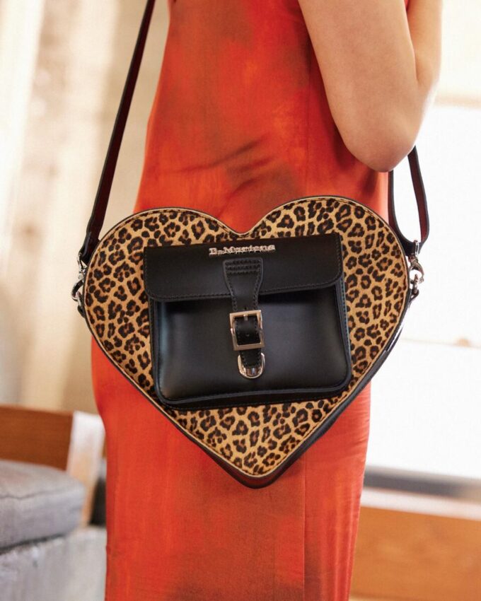 Herz-Tasche Leopard Kiev Lederrucksack Herz-Tasche Leopard Kiev Lederrucksack