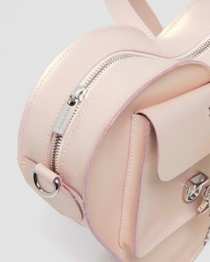 Herzförmige Tasche Metallischer Shift-Lederrucksack Herzförmige Tasche Metallischer Shift-Lederrucksack