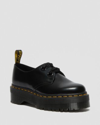 Holly Damen-Platform-Schuhe aus Leder