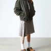Isham Wildleder und Jacquard-Pantoletten