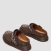 Isham Wildleder und Jacquard-Pantoletten
