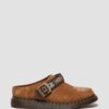 Isham Wildleder und Jacquard-Pantoletten