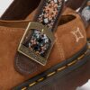 Isham Wildleder und Jacquard-Pantoletten