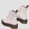 JADON HEART Gingham Leder-Platform-Boots JADON HEART Gingham Leder-Platform-Boots