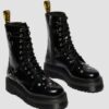 Jadon Hi Platform-Stiefel aus genietetem Buttero-Leder Jadon Hi Platform-Stiefel aus genietetem Buttero-Leder