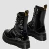 Jadon Hi Platform-Stiefel aus genietetem Buttero-Leder Jadon Hi Platform-Stiefel aus genietetem Buttero-Leder