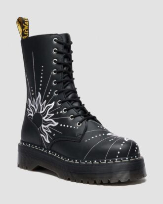 Jadon Hi SOLAR FLARE Platform-Stiefel aus recyceltem Leder