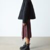 Jadon Platform-Stiefel aus Leder mit Kunstfellfutter