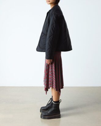 Jadon Platform-Stiefel aus Leder mit Kunstfellfutter