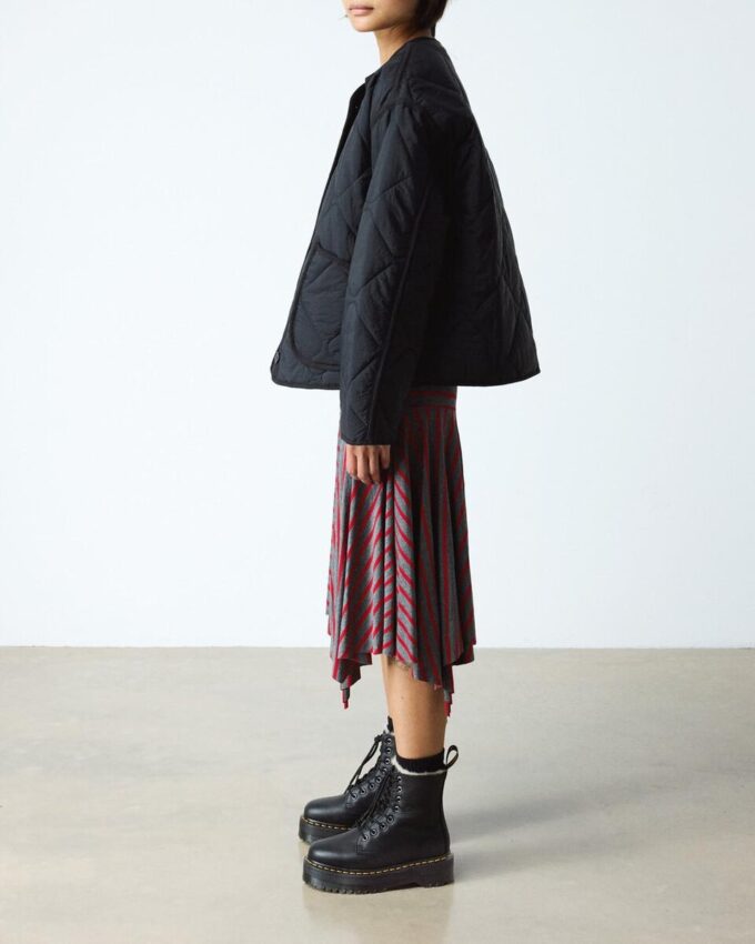 Jadon Platform-Stiefel aus Leder mit Kunstfellfutter