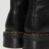 Jadon Platform-Stiefel aus Leder mit Kunstfellfutter