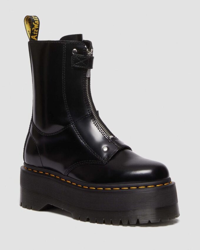 Jetta Hi Max Leder-Platform-Stiefel Jetta Hi Max Leder-Platform-Stiefel