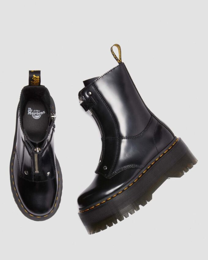 Jetta Hi Max Leder-Platform-Stiefel Jetta Hi Max Leder-Platform-Stiefel