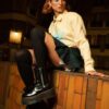 Jetta Hi Max Leder-Platform-Stiefel Jetta Hi Max Leder-Platform-Stiefel