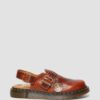 JORGE Hergestellt in England Klassische Leder-Slingback-Pantoletten JORGE Hergestellt in England Klassische Leder-Slingback-Pantoletten