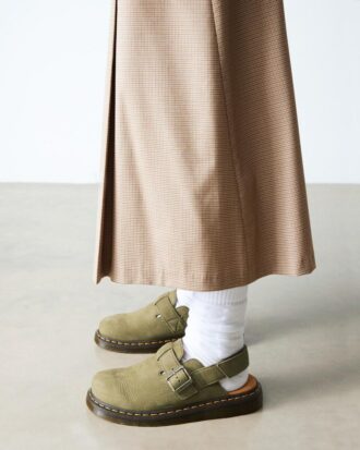 Jorge II Slingback-Pantoletten aus getrommeltem Nubukleder