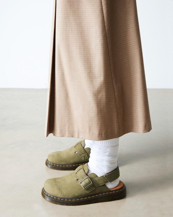 Jorge II Slingback-Pantoletten aus getrommeltem Nubukleder