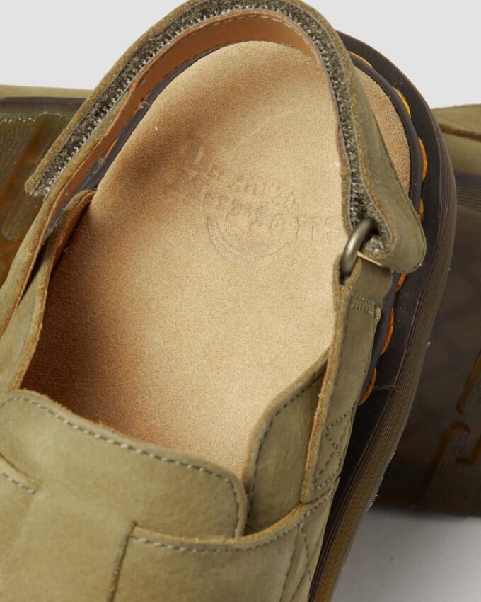 Jorge II Slingback-Pantoletten aus getrommeltem Nubukleder