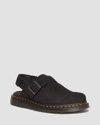 Jorge II Wildleder-Slingback-Pantoletten