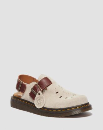 Jorge Made in England Desert Oasis Wildleder-Slingback-Pantolette