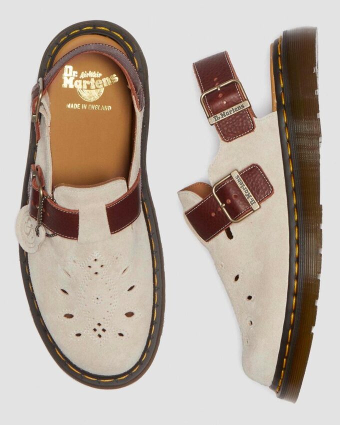 Jorge Made in England Desert Oasis Wildleder-Slingback-Pantolette