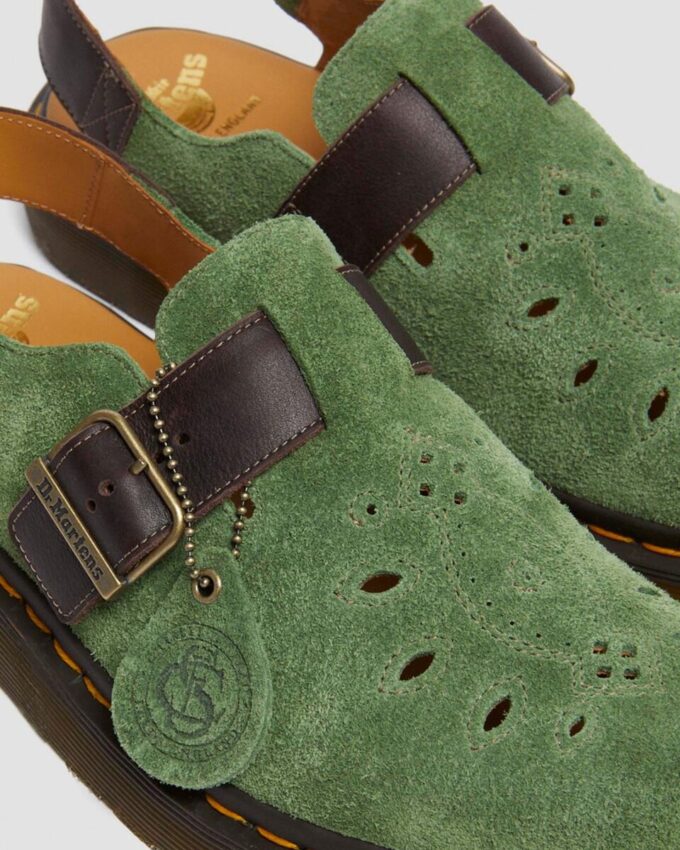 Jorge Made in England Desert Oasis Wildleder-Slingback-Pantolette