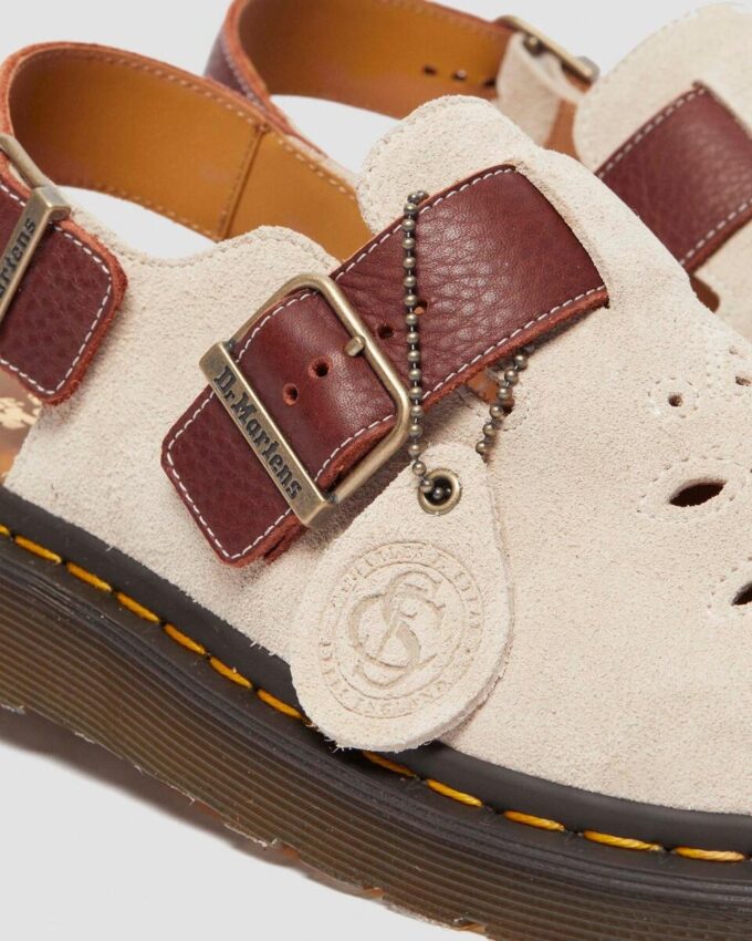 Jorge Made in England Desert Oasis Wildleder-Slingback-Pantolette