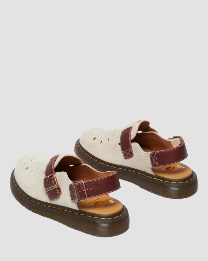 Jorge Made in England Desert Oasis Wildleder-Slingback-Pantolette