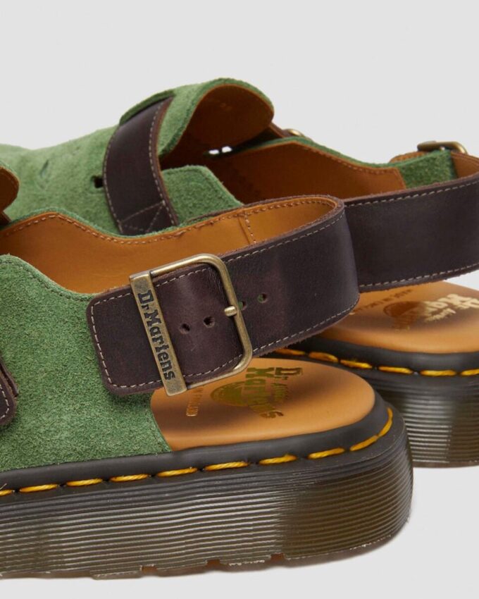 Jorge Made in England Desert Oasis Wildleder-Slingback-Pantolette