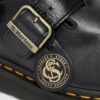 Jorge Made in England Leder-Slingback-Pantoletten