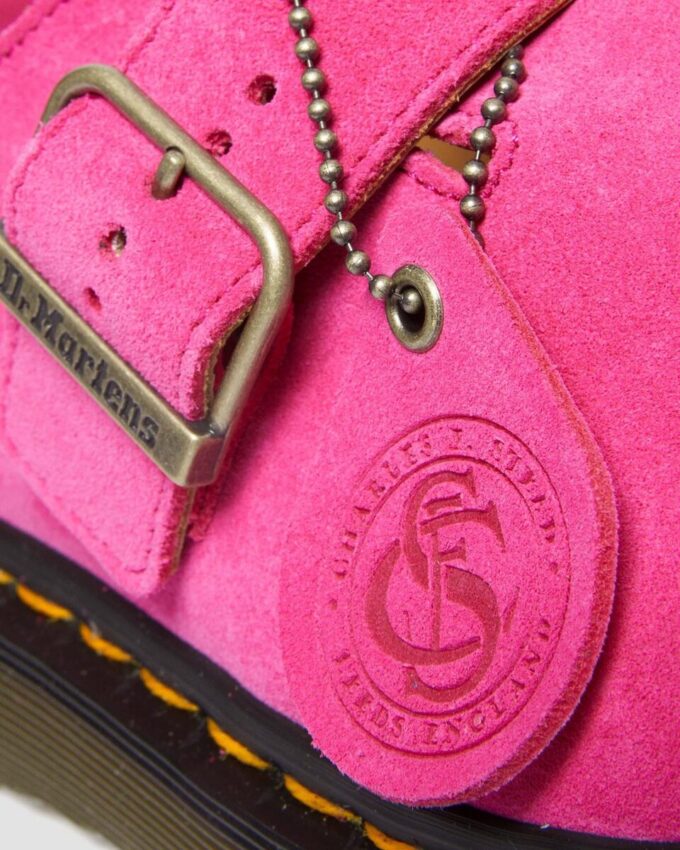Jorge Made in England Mules aus Wildleder mit Fersenriemen Jorge Made in England Mules aus Wildleder mit Fersenriemen
