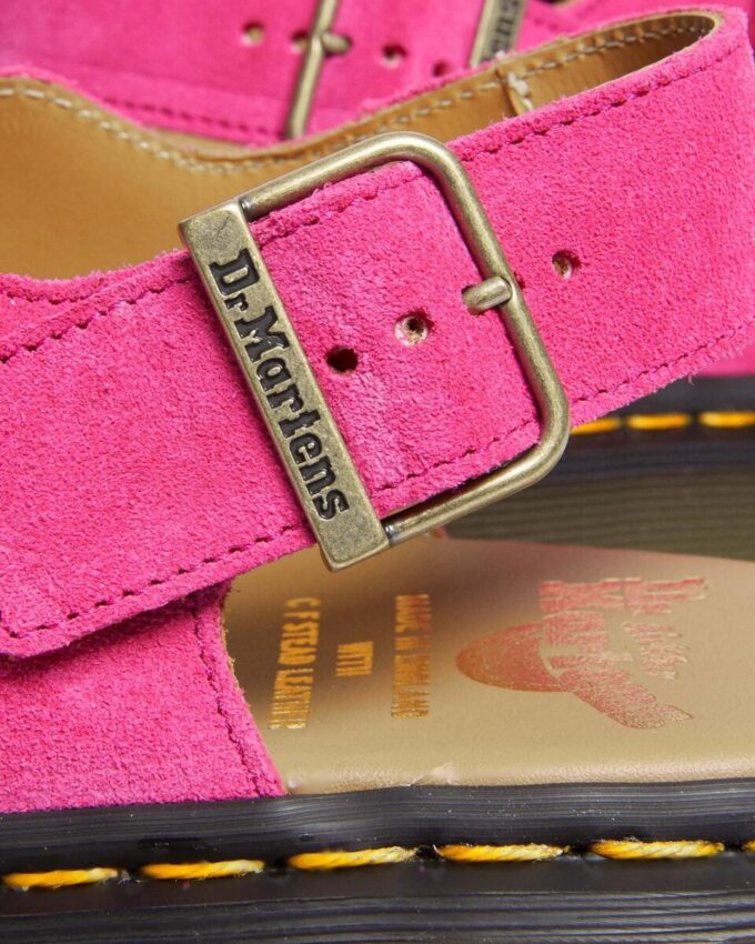 Jorge Made in England Mules aus Wildleder mit Fersenriemen Jorge Made in England Mules aus Wildleder mit Fersenriemen