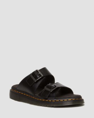 Josef Analine Leder-Sandalen mit Schnallenverschluss