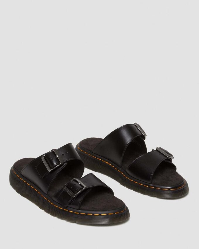 Josef Analine Leder-Sandalen mit Schnallenverschluss Josef Analine Leder-Sandalen mit Schnallenverschluss