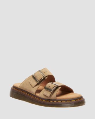 Josef Suede Slide Sandalen