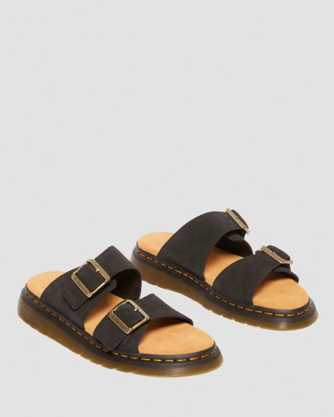 Josef Suede Slide Sandalen