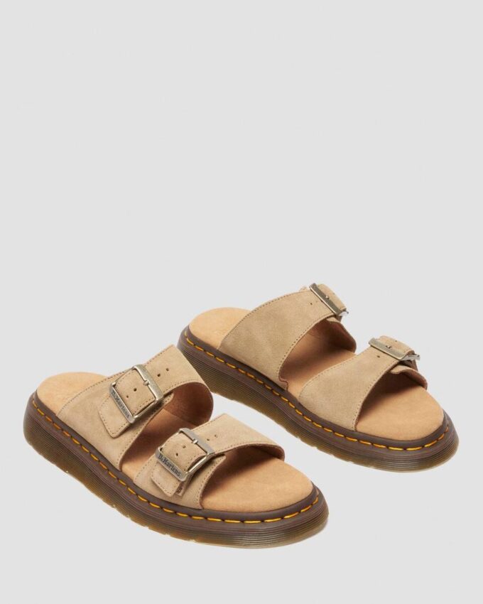Josef Suede Slide Sandalen