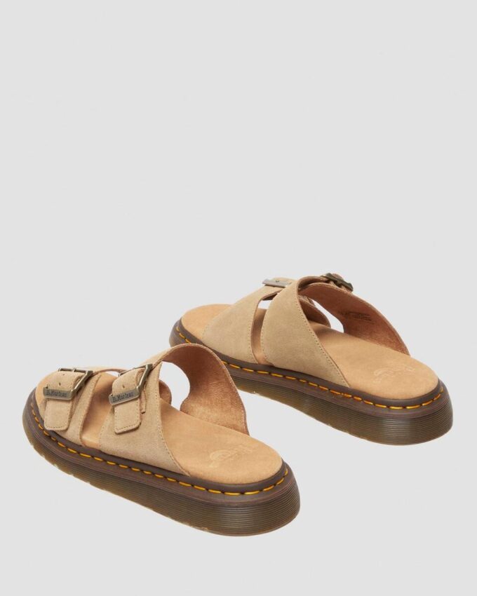 Josef Suede Slide Sandalen