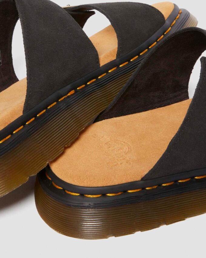 Josef Suede Slide Sandalen
