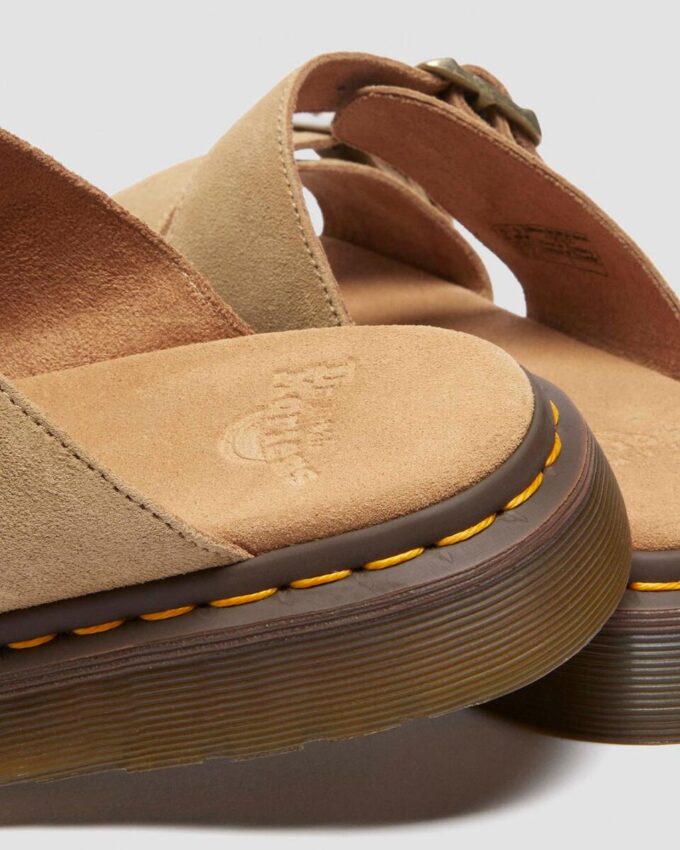 Josef Suede Slide Sandalen