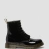 Jugend 1460 Patent Leather-Schnürstiefel